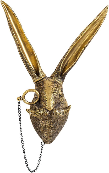 Modern Fox Head Wall Art Metal Animal Decoration