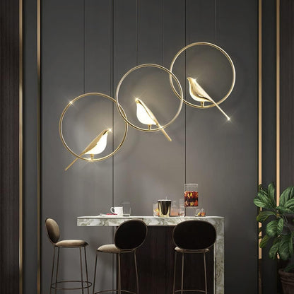 Bright Round LED Ceiling Pendant Light Fixture