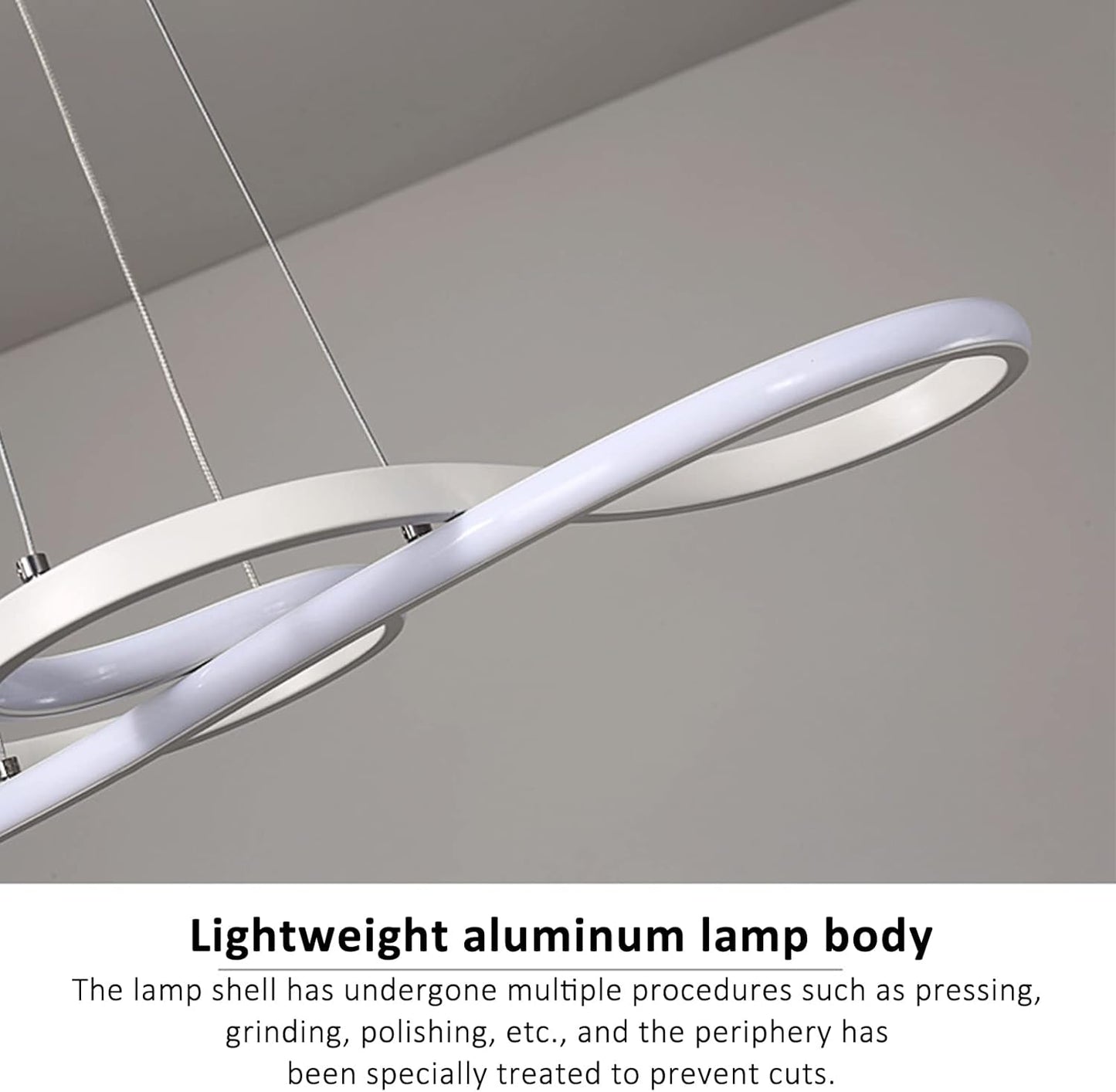 Sleek Metal Pendant Ceiling Light Fixture