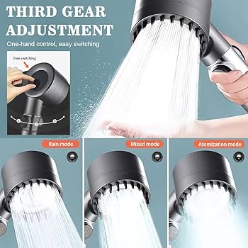 Powerful Turbo Showerhead with Extra Strong Water Flow