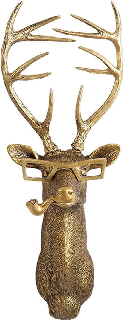 Modern Fox Head Wall Art Metal Animal Decoration