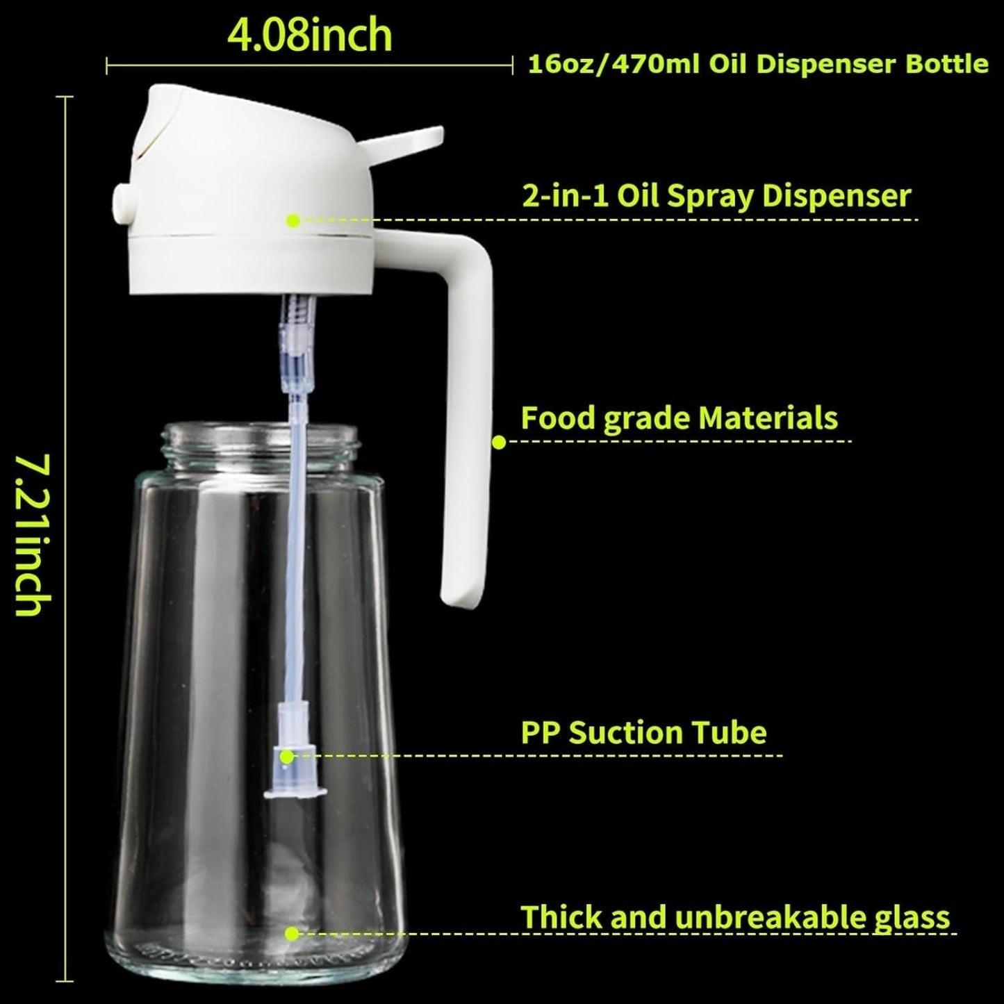 Easy Spray Kitchen Oil Bottle Dispenser