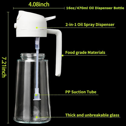 Easy Spray Kitchen Oil Bottle Dispenser