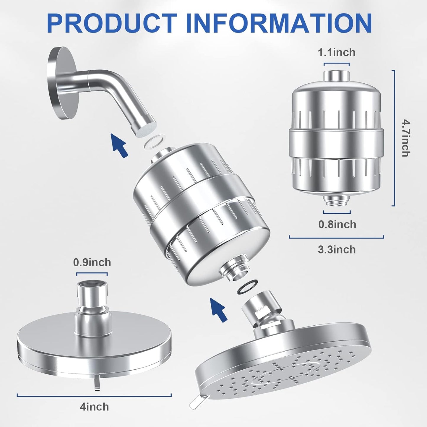 Purifying Showerhead for Softer Skin and Healthy Hair