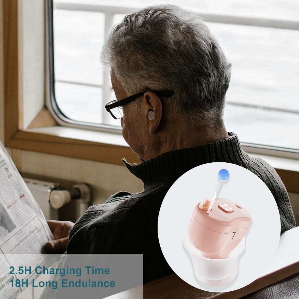 Compact Rechargeable 16 Channel Hearing Devices