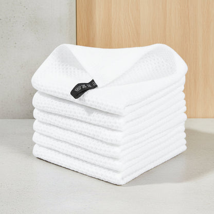 Gentle Kitchen Dish Towels Set Thick Absorbent Textured Weave