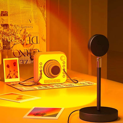 Colorful Night Light Projector Lamp With Adjustable Head