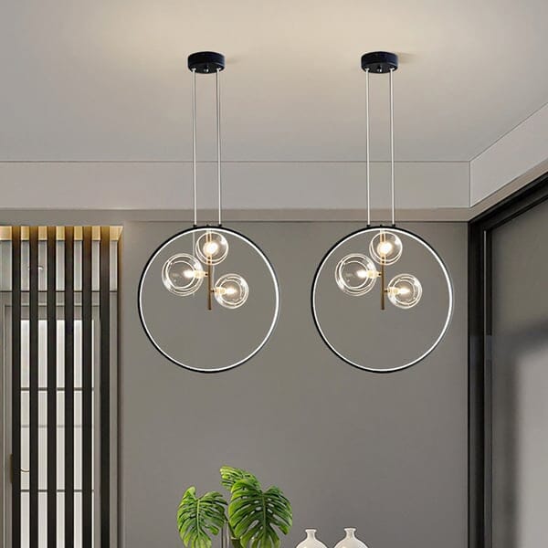 Clear Glass Hanging Pendant Light