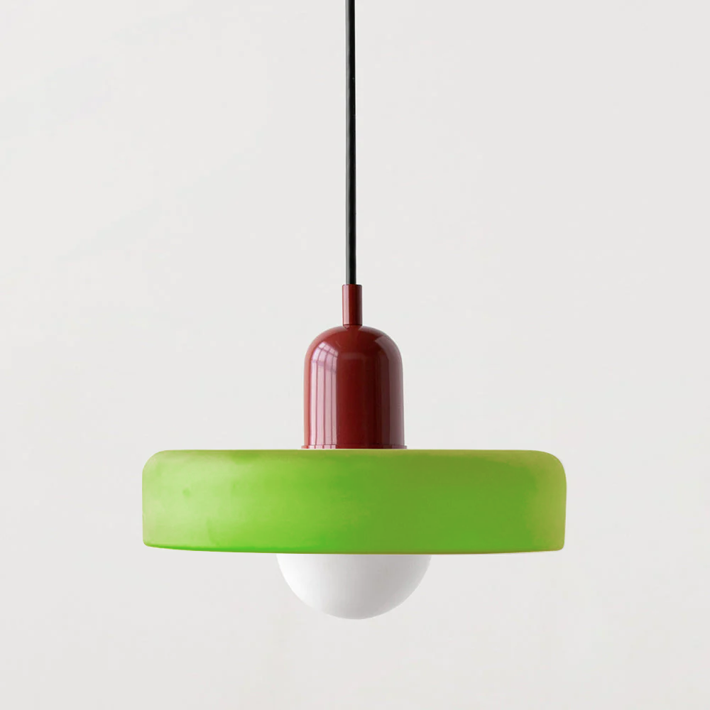 Vibrant Glass Modern Pendant Lighting for Dining Areas