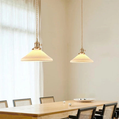 Simple Porcelain Hanging Light Fixtures