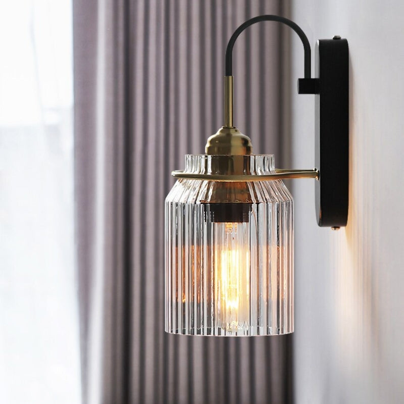 Classic Glass Wall Light Fixture - Lusomart