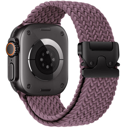 Durable Nylon Strap with Secure Buckle for Apple Watch