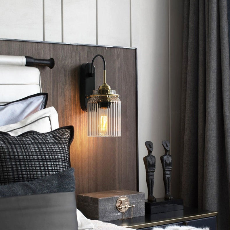 Classic Glass Wall Light Fixture