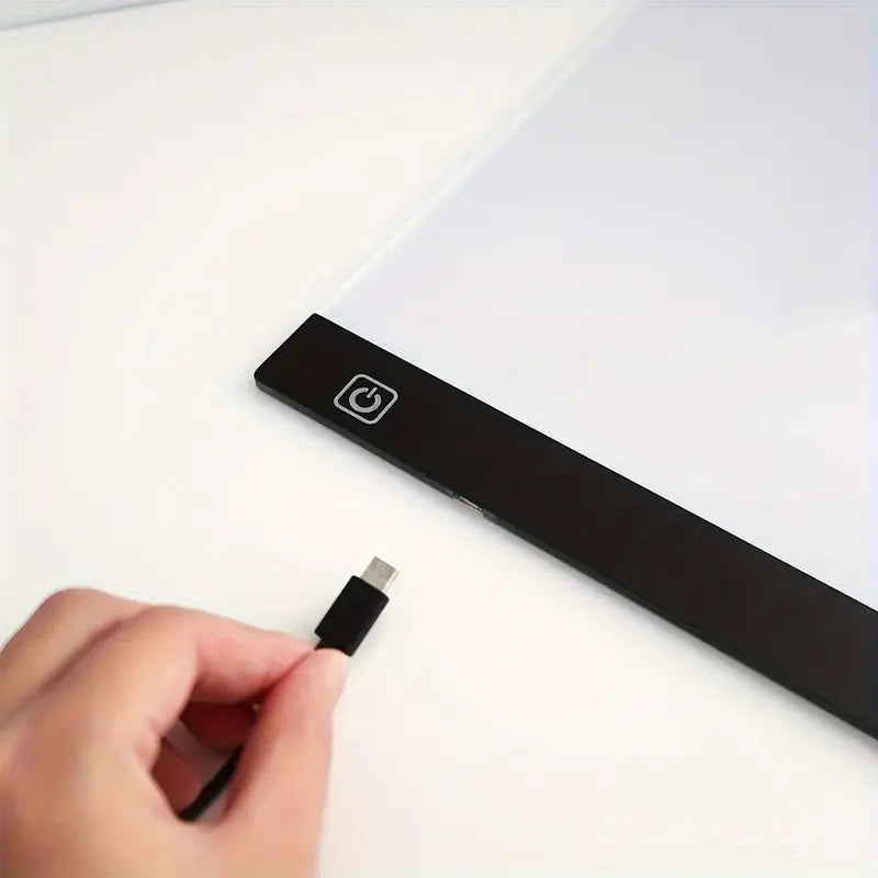 Portable LED Light Box for Tracing and Drawing