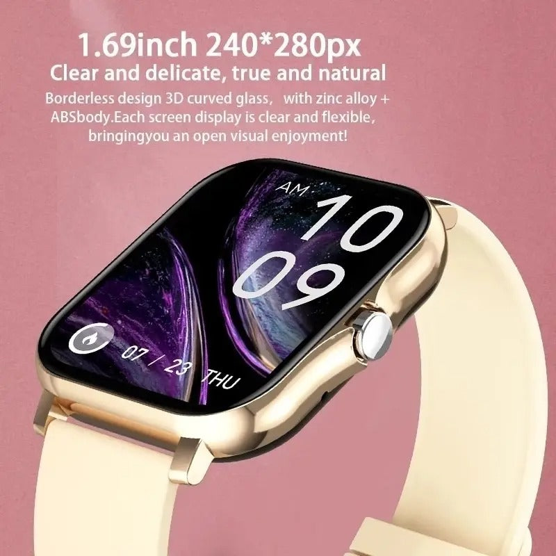 Smart Touch Screen Watch with Bluetooth Connectivity