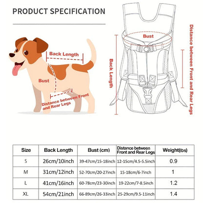Paw Friendly Outdoor Pet Backpack Carrier