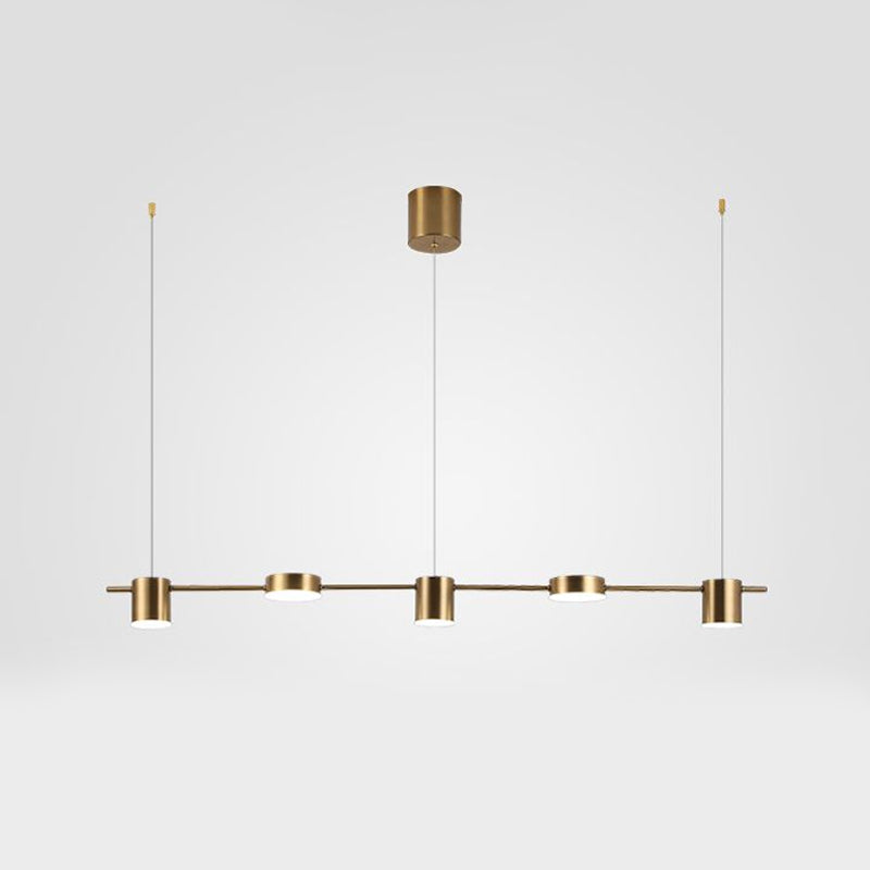 Modern Black Gold Pendant Lighting, 3-5 Lights