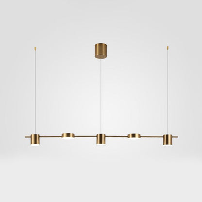 Modern Black Gold Pendant Lighting, 3-5 Lights
