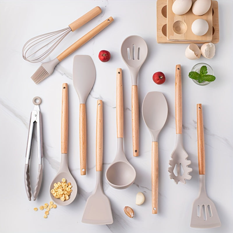 Premium 12-Piece Silicone Kitchen Utensil Set