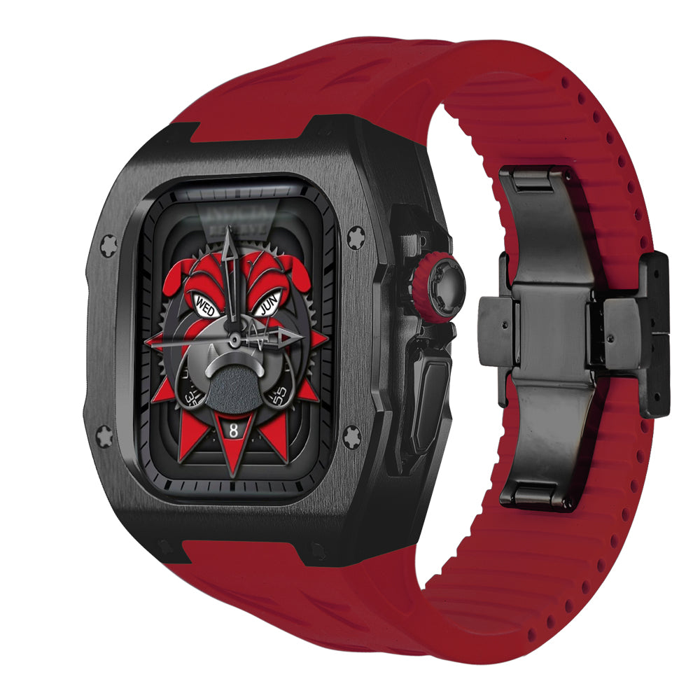 Durable Titanium Case & Soft Rubber Band for AW Ultra