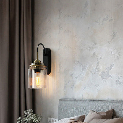 Classic Glass Wall Light Fixture