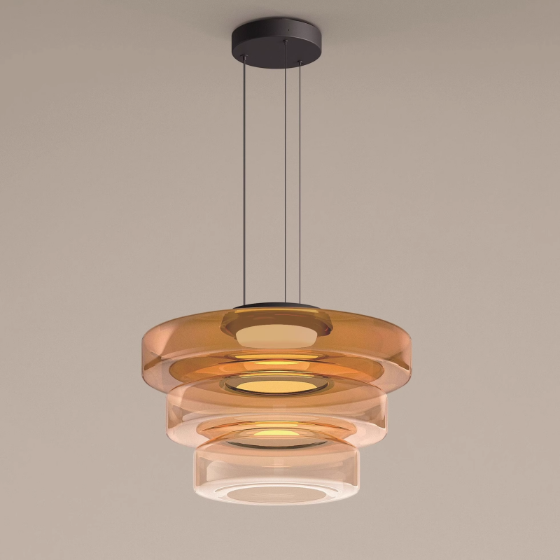 Modern Glass Drop Ceiling Light - Lusomart