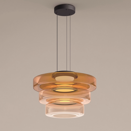 Modern Glass Drop Ceiling Light - Lusomart