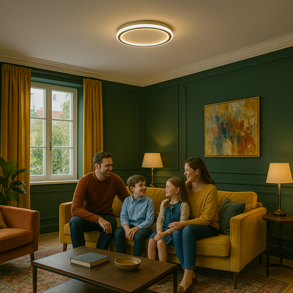 Bright Dimmable LED Ceiling Lamp in Soft White