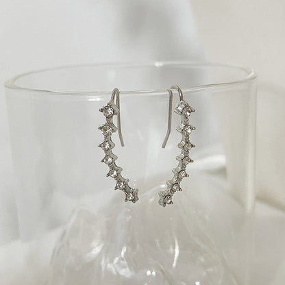 Sparkling Diamond Stud Earrings