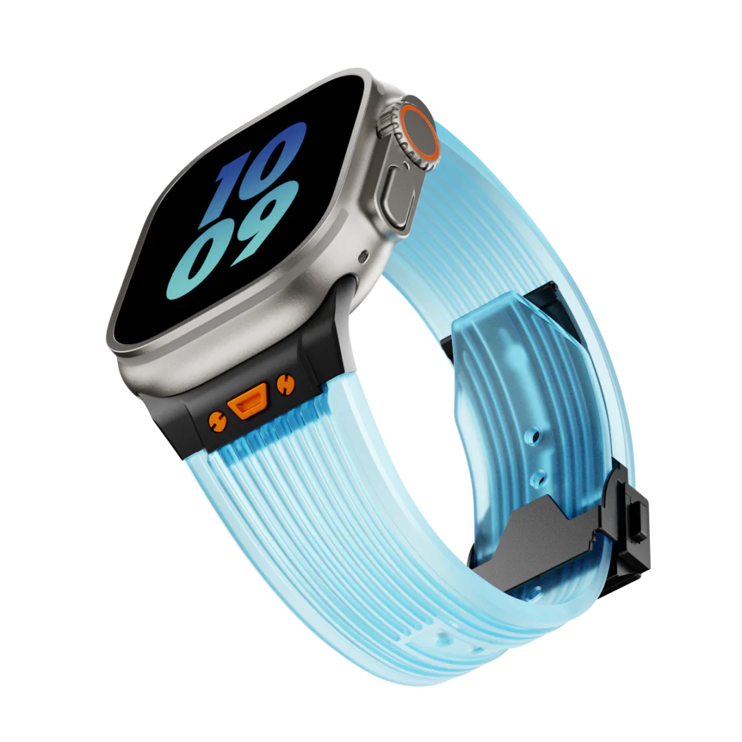 Transparent Soft Apple Watch Silicone Strap