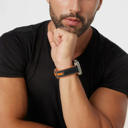 Soft Rubber Apple Watch Strap With Secure Buckle