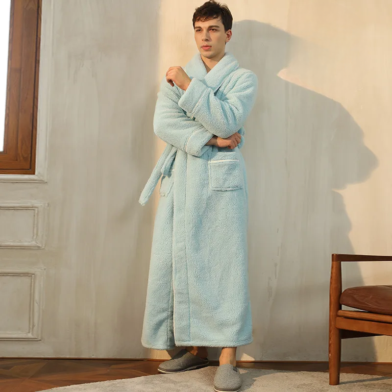 Soft Plush Winter Robe with Adjustable Belt