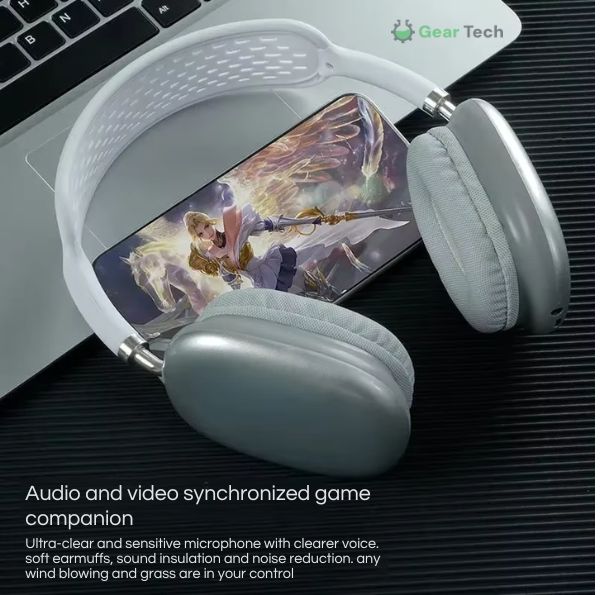 Premium Wireless Headphones, Long Lasting Noise Canceling