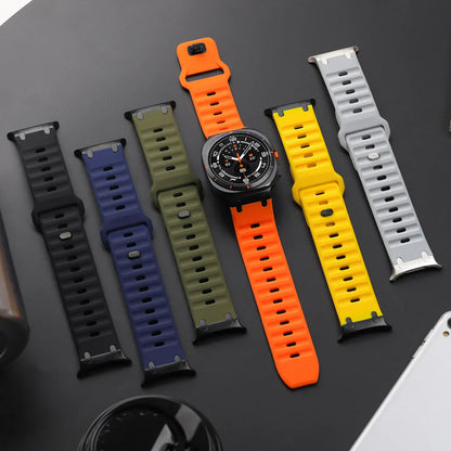 Flexible Silicone Strap for Galaxy Watch Ultra
