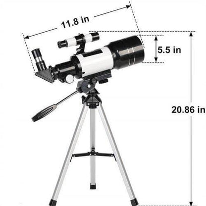 Compact 150x Zoom Travel Telescope Kit