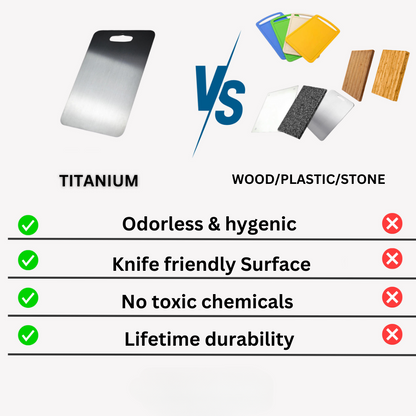 Hygienic Titanium Kitchen Cutting Board, Easy Clean