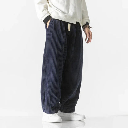 Comfortable Corduroy Wide Leg Jogging Pants