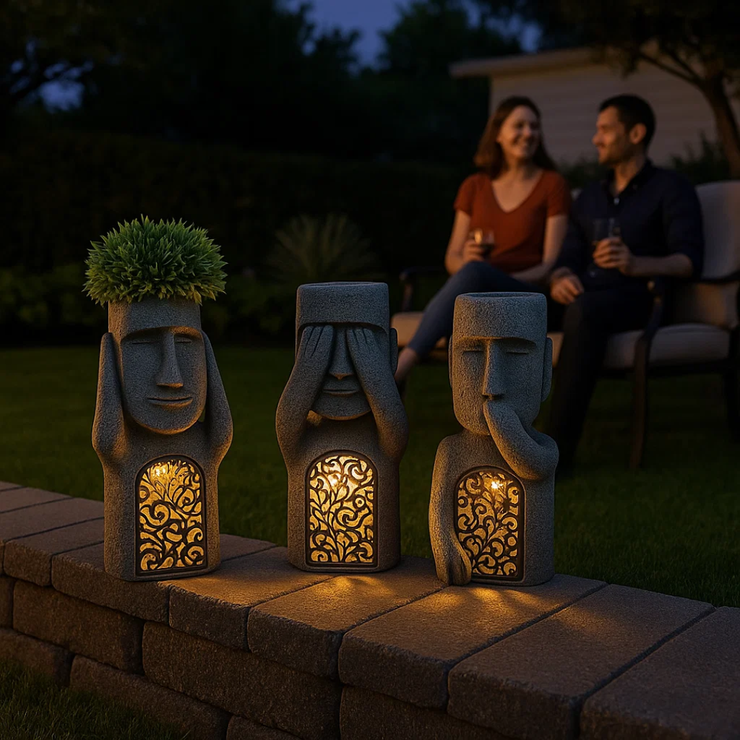 Garden Solar Statue - Decorative Outdoor Lighting