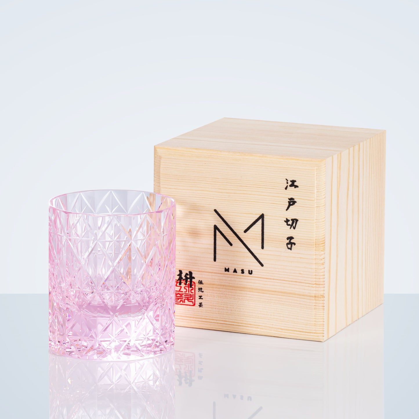 Luxury Whisky Glass Set in Wooden Gift Box