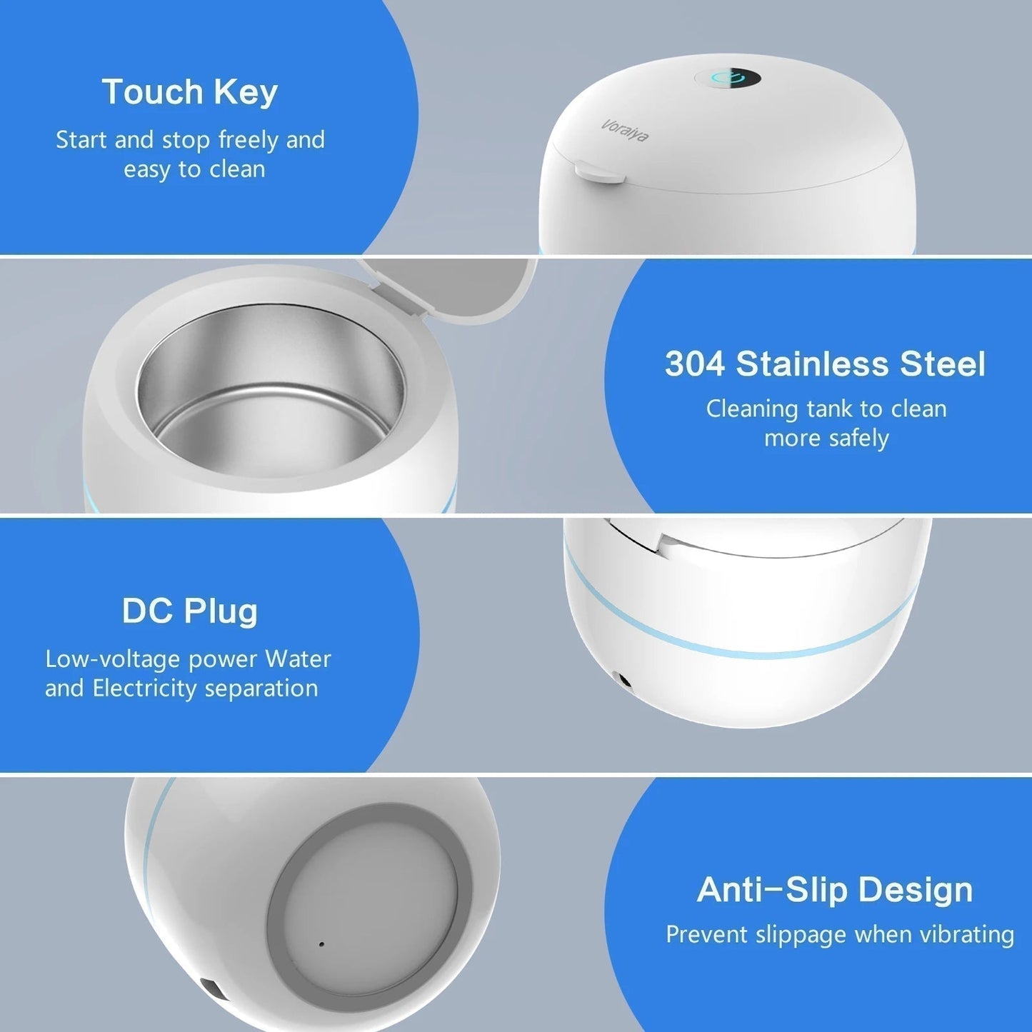 Quick Ultrasonic Denture Cleaning Device