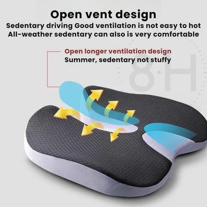 Comfortable Car Seat Pad With Non Slip Base