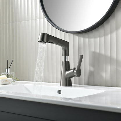Stainless Steel Single Handle Kitchen Faucet - Lusomart