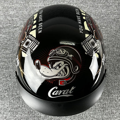 Lightweight Urban Half Face Helmet Quick Release Buckle