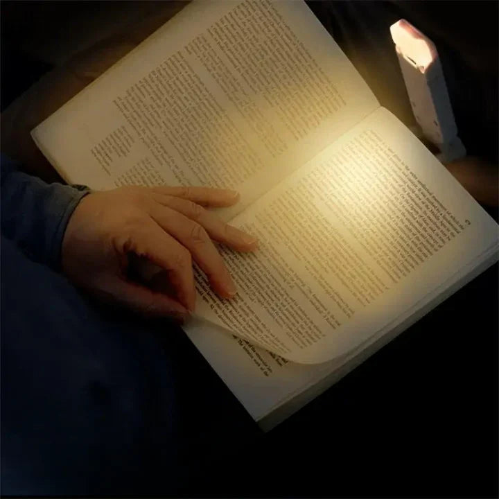 Portable LED Reading Light with USB Rechargeable Clip