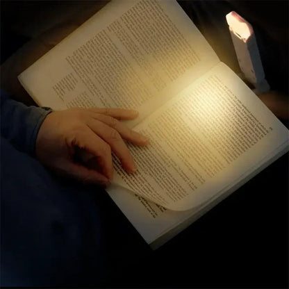 Portable LED Reading Light with USB Rechargeable Clip