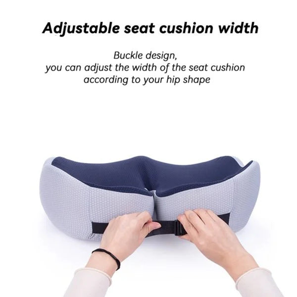 Contoured Gel Seat Cushion for Back Pain Support