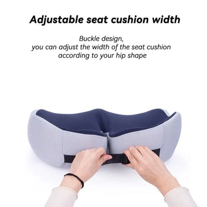 Contoured Gel Seat Cushion for Back Pain Support