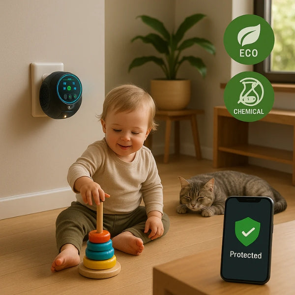 Effective Indoor Outdoor Ultrasonic Rodent Repellent Device