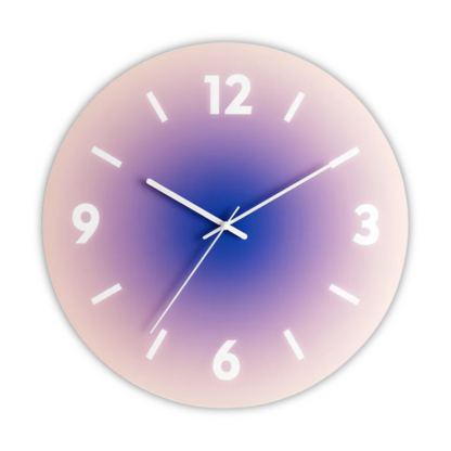 Silent Modern Glass Wall Clock