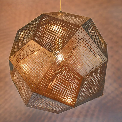 Modern Round Metal Pendant Light Fixture